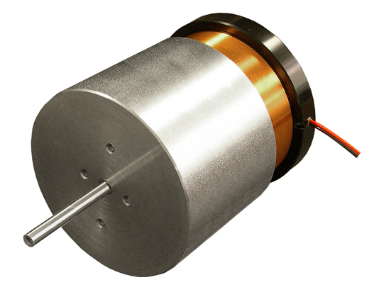 Linear Voice Coil Motor with Internal Bearing
